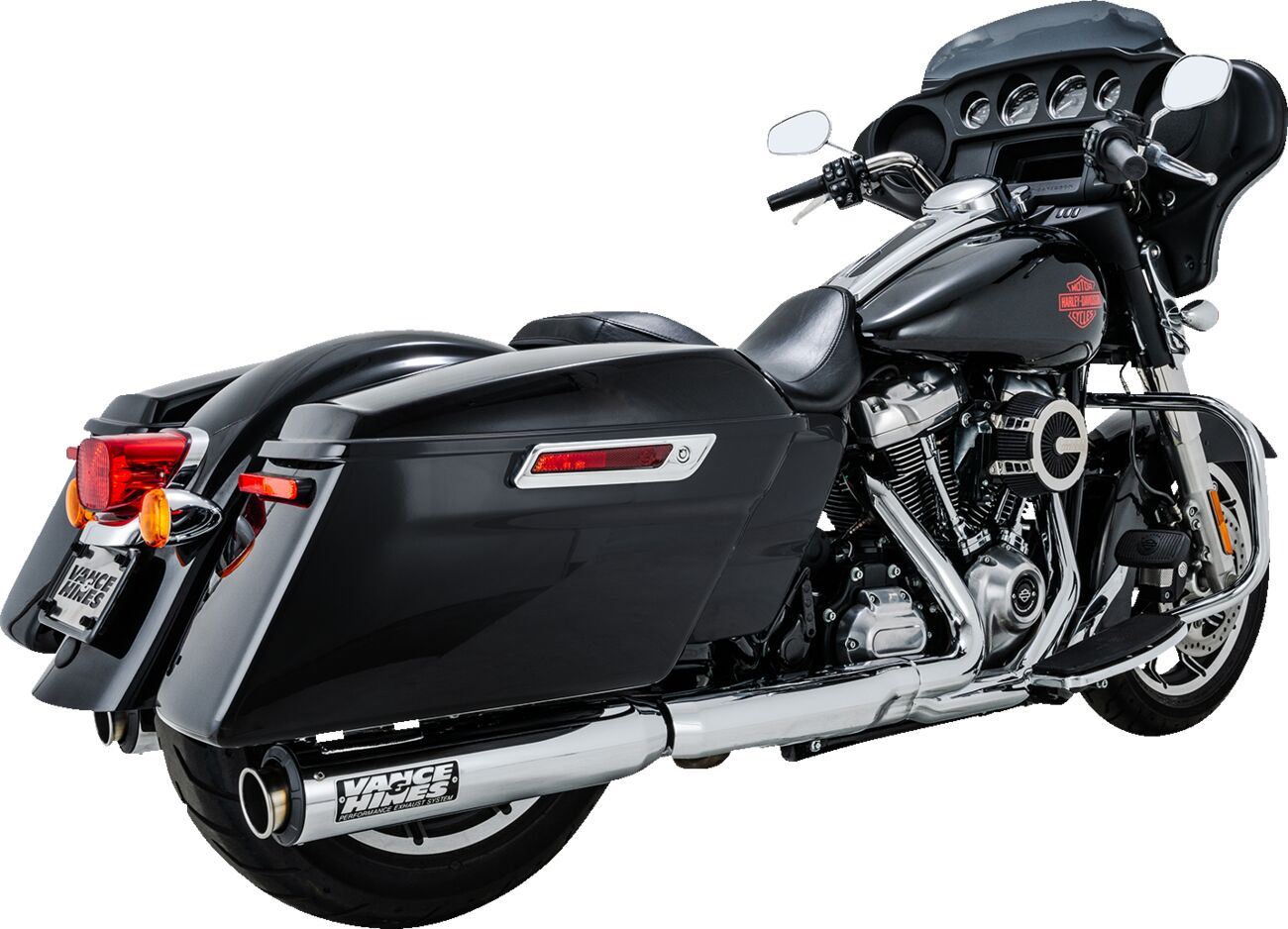 Vance & Hines Supersport Slip-On Mufflers Chrome For HD FLHRXS 1868 17-24 16721