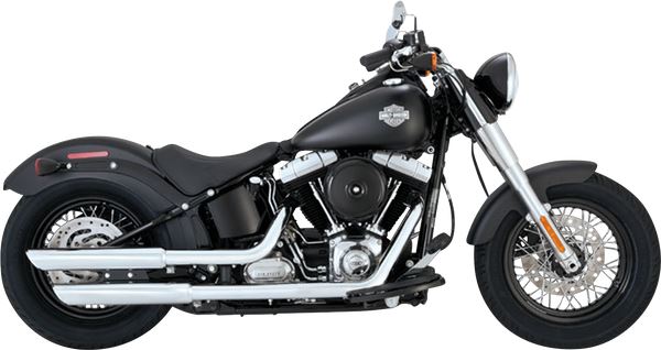 Vance & Hines 3" Twin Slash Slip-On Mufflers Chrome For HD FLS 1690 07-17 16341