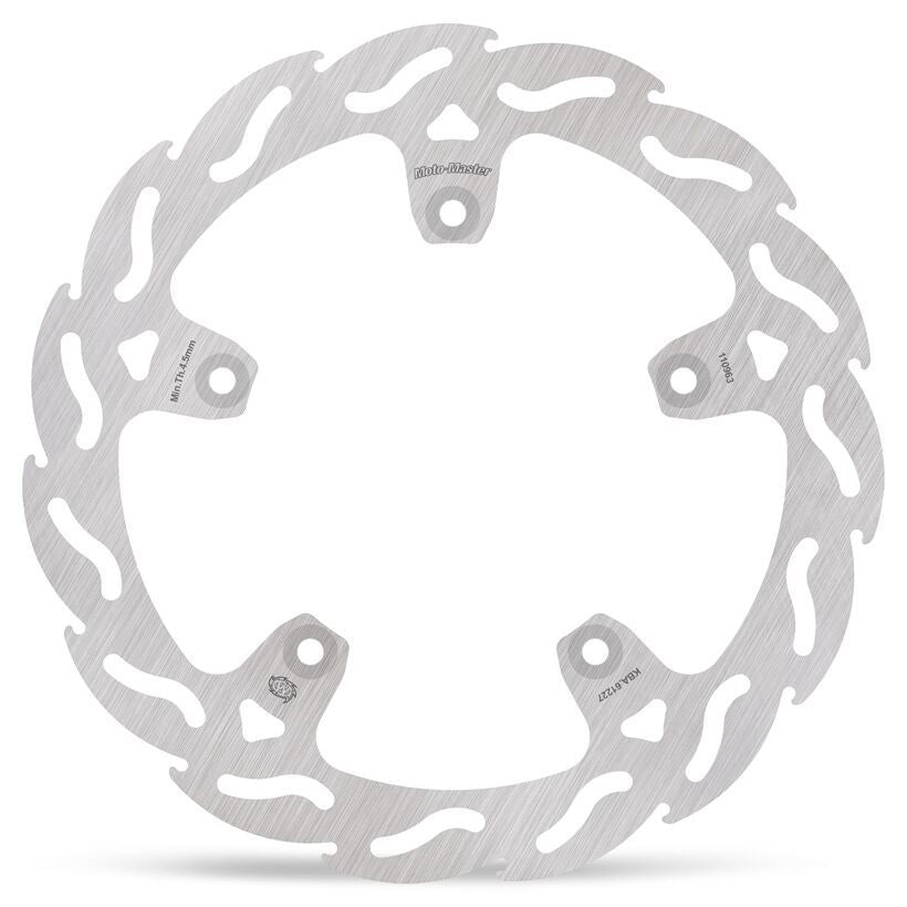 Moto-Master Flame Fixed Brake Rotor For BMW R 1300 GS 2023-2026 Silver 110963