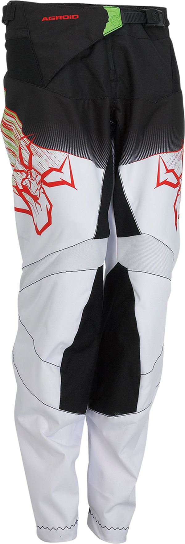 Moose Racing Trousers Youth Agroid Green/Red/Black 24 Model
