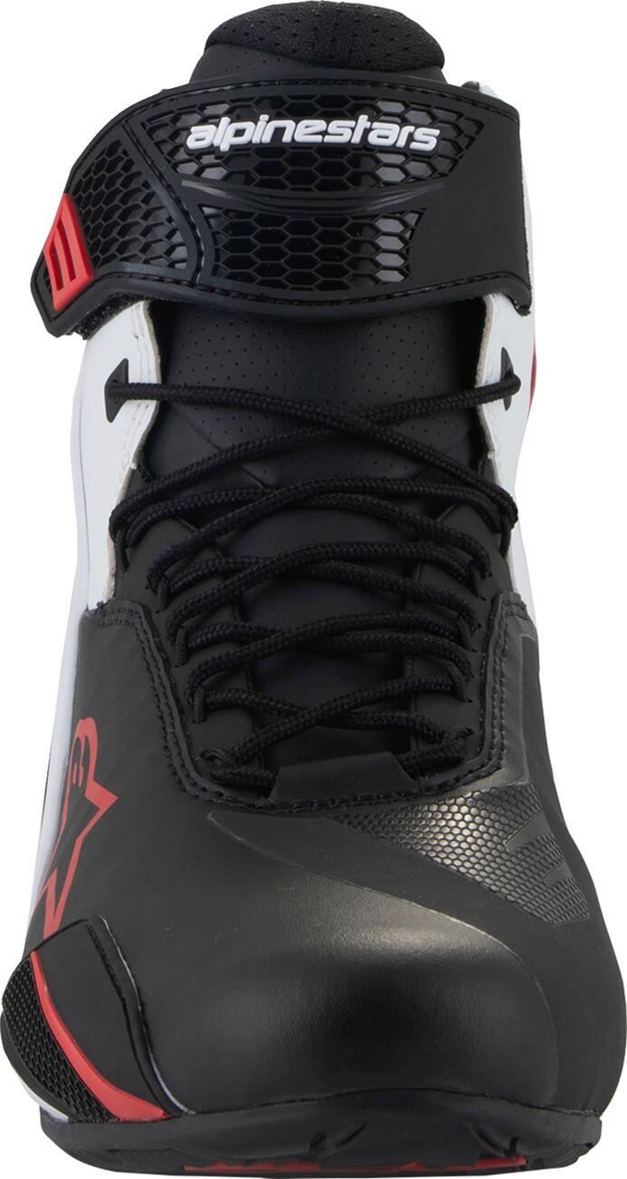 ALPINESTARS Faster-4 Shoes Black/White/Dark Red