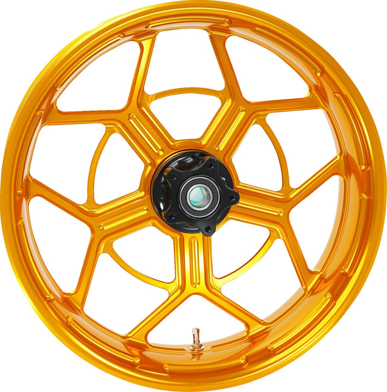 Arlen Ness Speed 5 Forged Wheel Gold Aluminum 18 X 5.50 Anodized 71-583