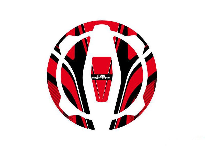 Puig Radikal Fuel Cap Protector Red 4257P