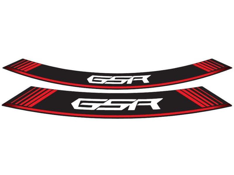 Puig Wheel Rim Stickers White 6460P