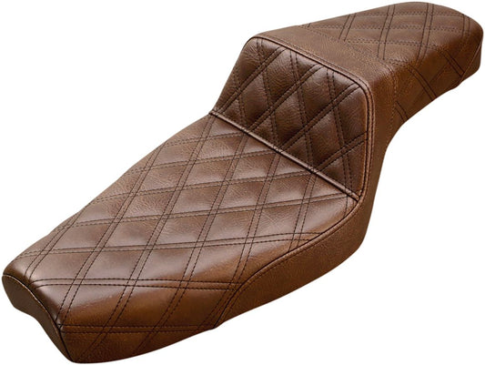 Saddlemen Harley Davidson XL 1977-03 Step-Up Seat Brown 879-03-175BR