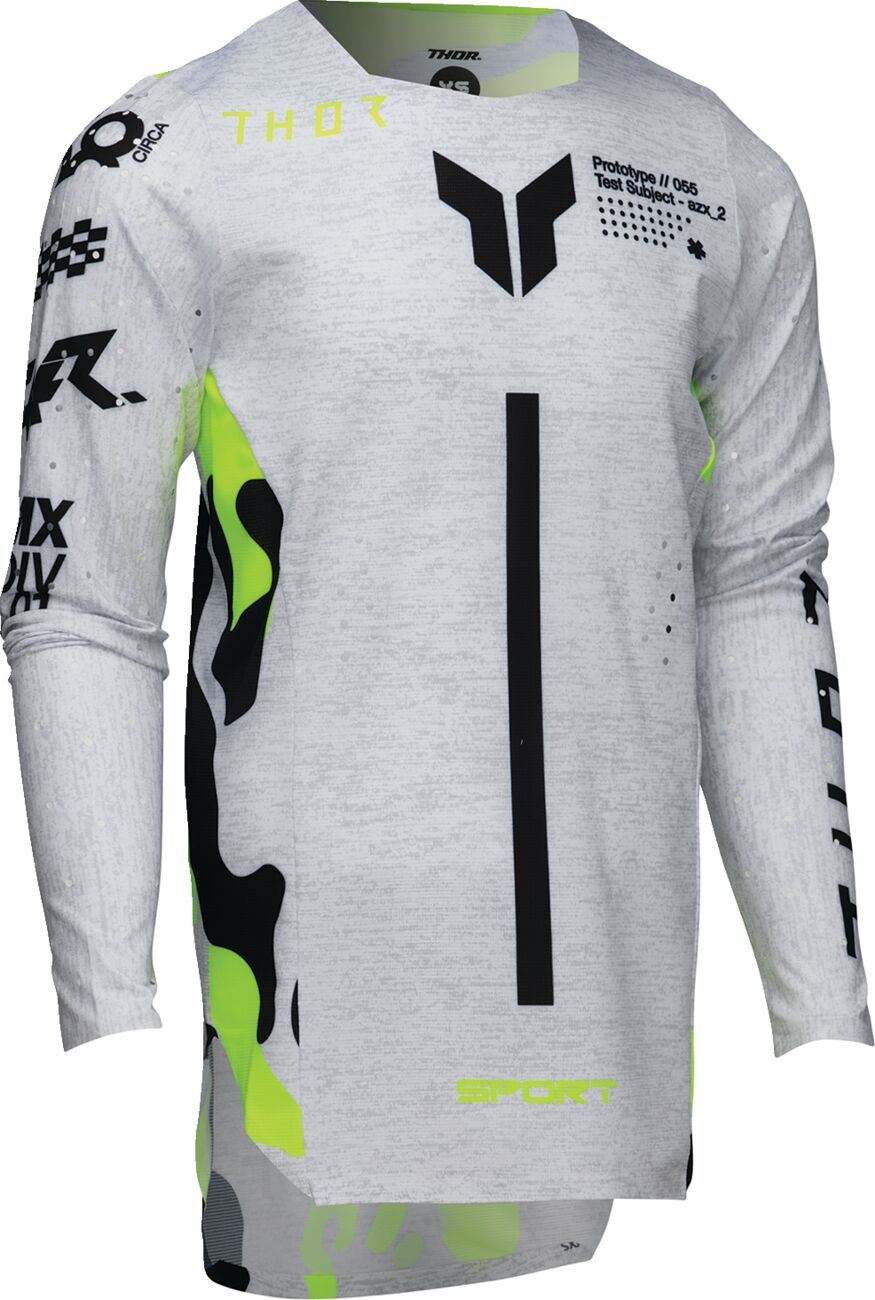THOR Youth SPORTMODE Riot Jersey WHITE/AC 2024 Model