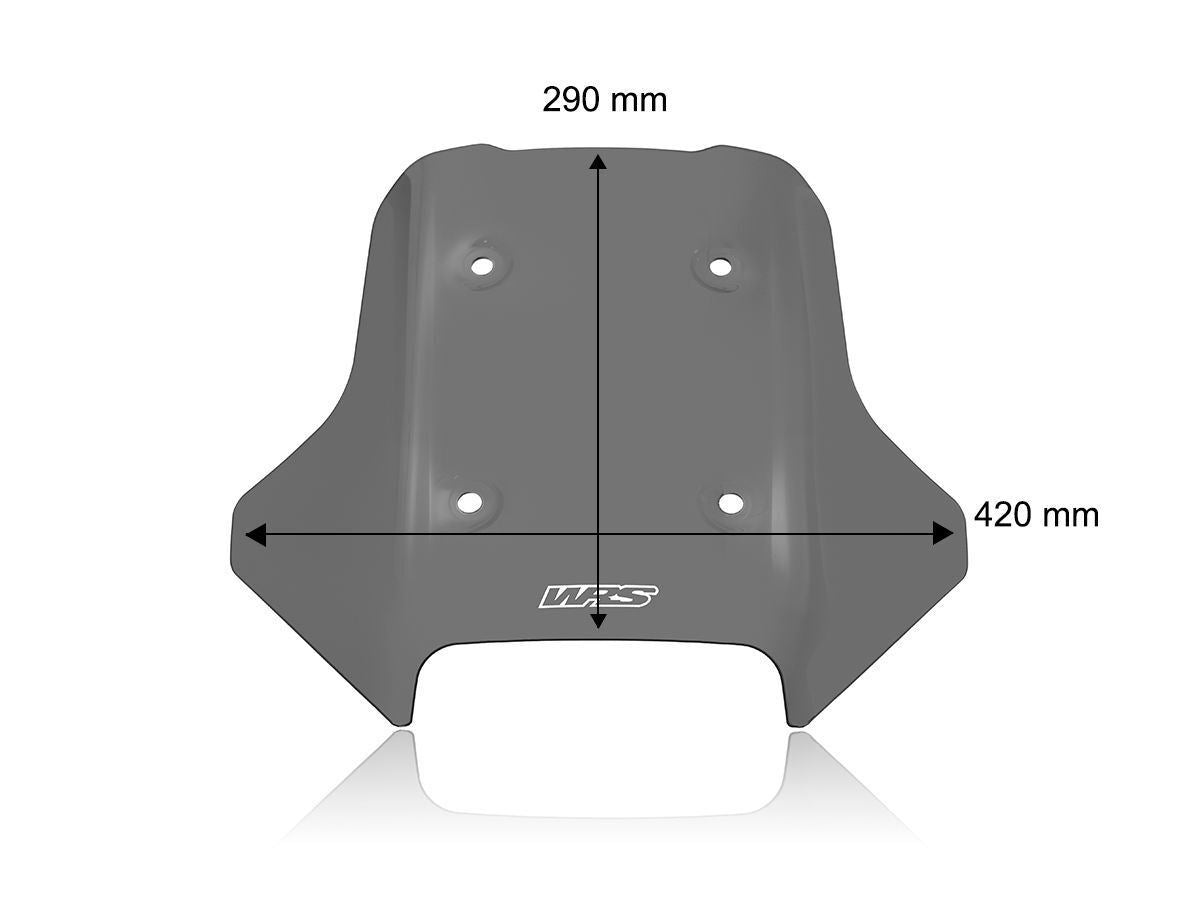 WRS Windscreen Sport For CFMOTO 450MT Dark Smoke Cf006fs
