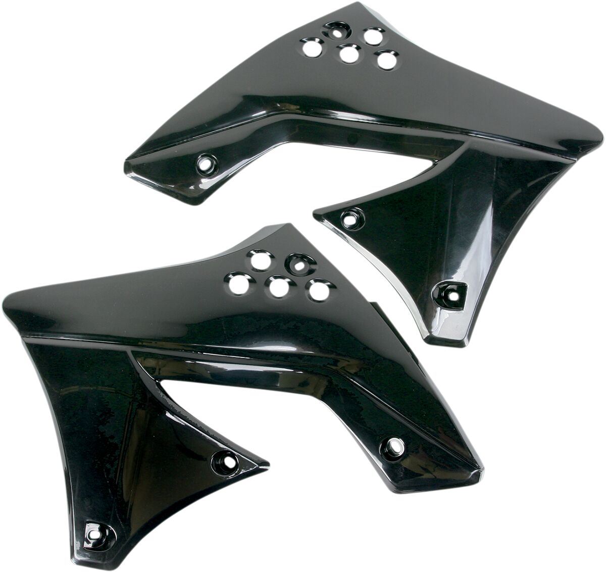 UFO RADIATOR COVERS KAWASAKI KXF250 BLACK KA04712-001