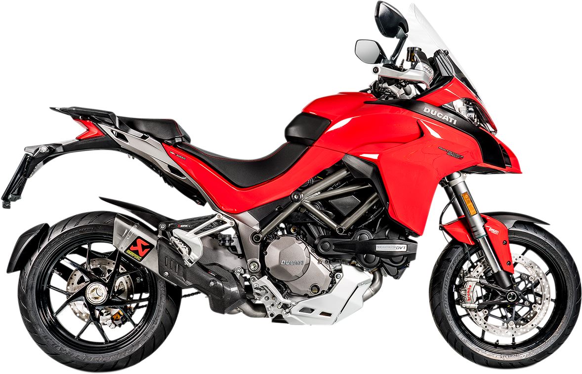 Akrapovic Slip-On Line Muffler TI For Ducati Multistrada 1260 15-20 S-D12SO9-HAPT