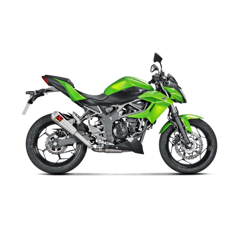 Akrapovic Slip-On Line Muffler TI For Kawasaki Ninja 125 15-24 S-K2SO8-CUBT