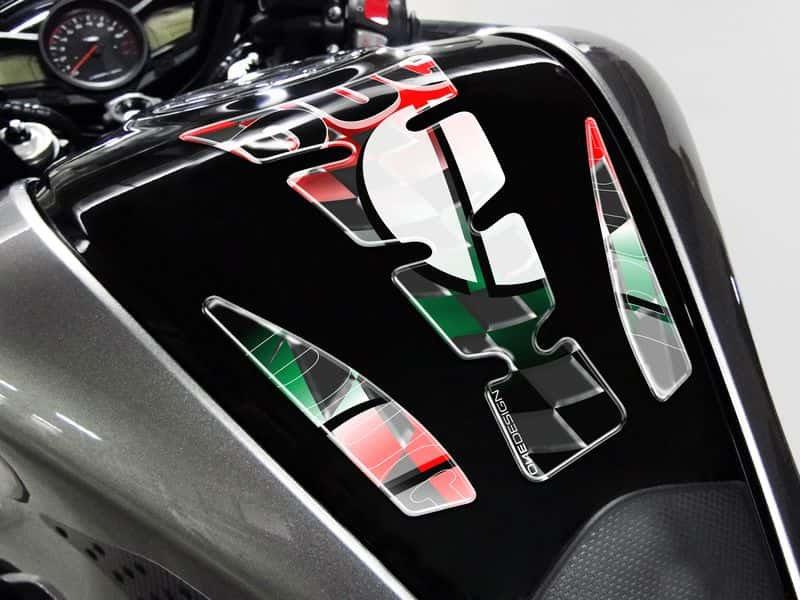 Puig Wings Tank Pad With Ducati Logo Red 21468J