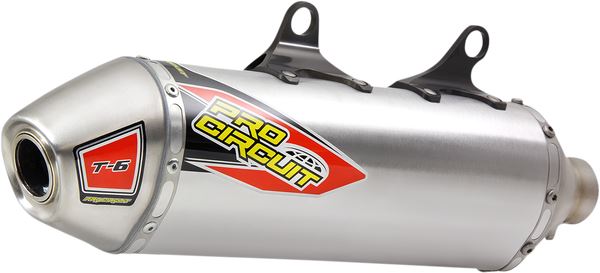Pro Circuit T-6 Muffler For Husqvarna FE 350 2020-2023 Stainless Steel 0162035A