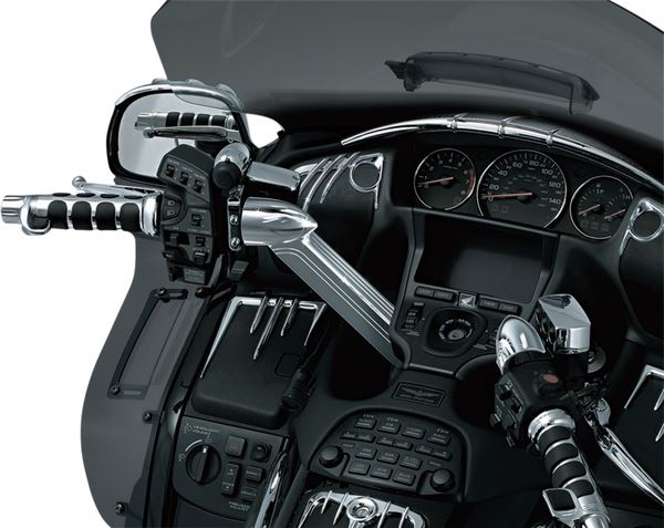 Kuryakyn Handlebar Top Cover For Honda GL 1800 2001-2017 Chrome KUR3747