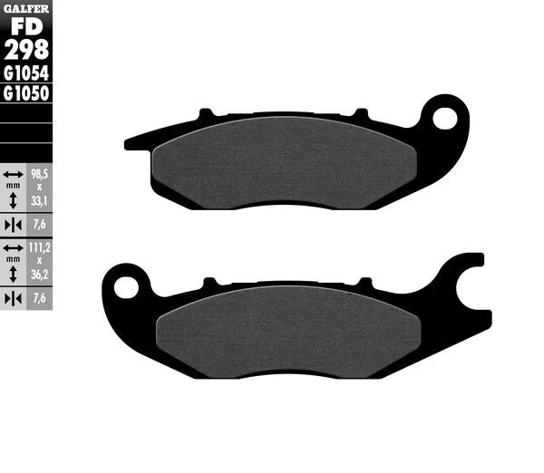 GALFER Brake Pad Street Organic Base FD298G1050