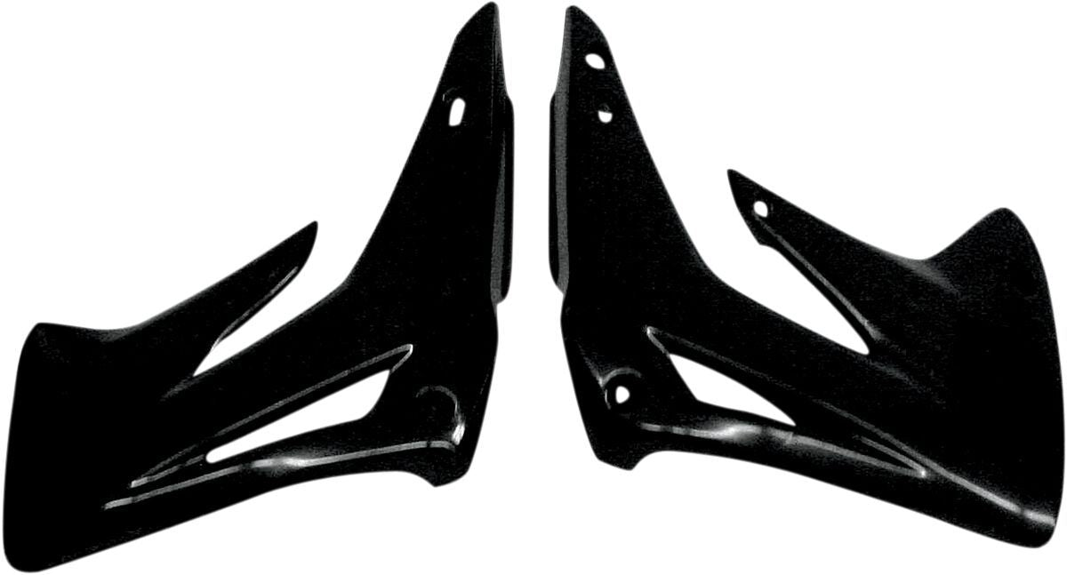 UFO RADIATOR COVERS HONDA CR85 BLACK HO03630-001