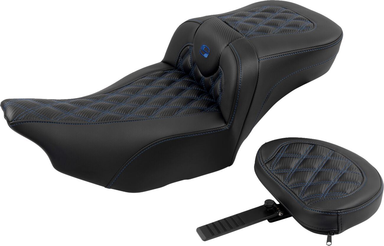 Saddlemen Roadsofa Reach Seat With Backrest For HD FLTRXSE 1977 23-24 823-07-207B1
