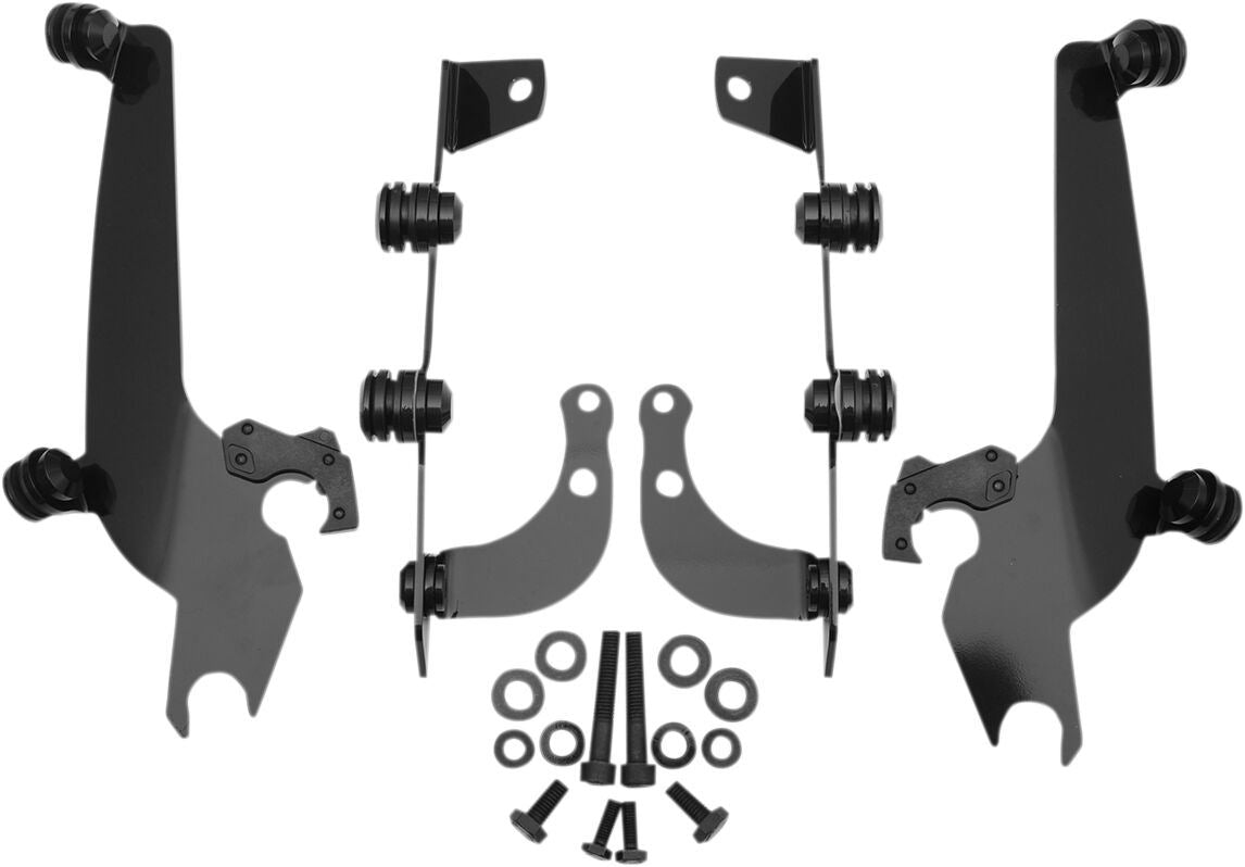Memphis Shades No-Tool Trigger-Lock Mount Kit For Sportshield For Harley Davidson FLSS 1800 ABS Honda VT 750 C2B 10-23 MEB8918