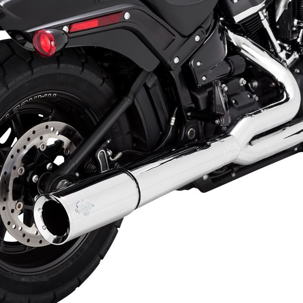 Vance & Hines Pro Pipe 2-into-1 Exhaust System Chrome For HD FXLRS 1923 18-24 17387