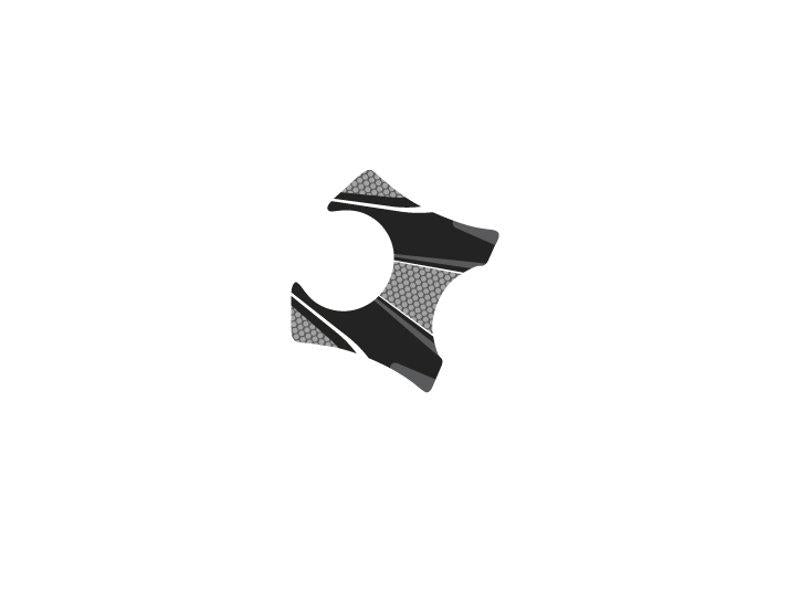 Puig Radikal Yoke Protector Grey 21907W