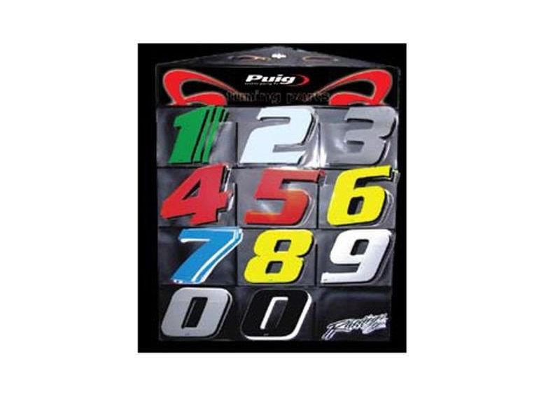 PUIG Number 4 Sticker Red Universal 4257R