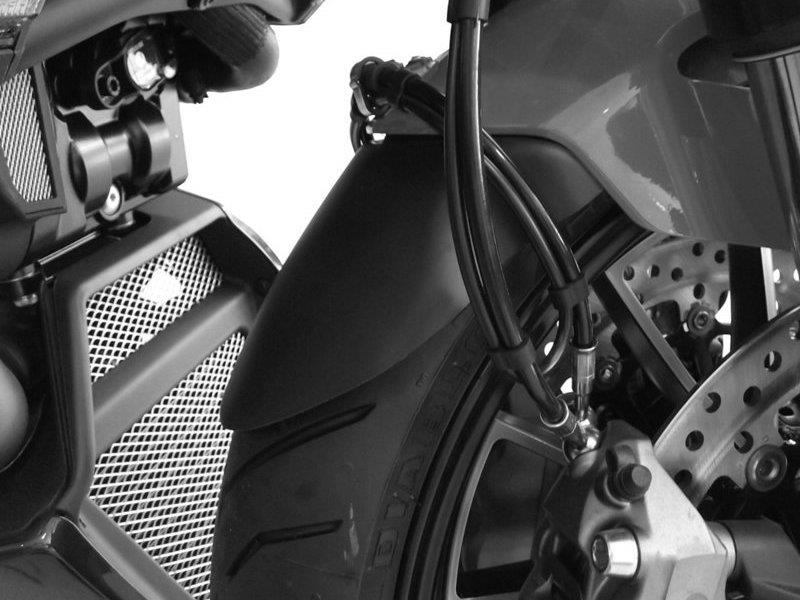 PUIG Front Fender Extender Black for Ducati Diavel 1200 11-15 6178N