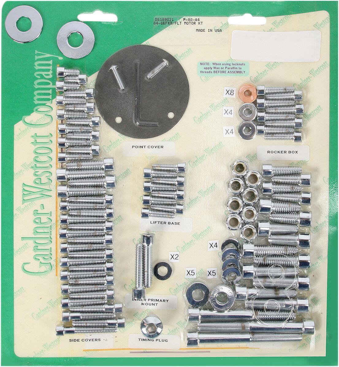 Gardner-Westcott Big Twin Motor Sets For Harley FXRC 1340 1984-1987 P-80-84