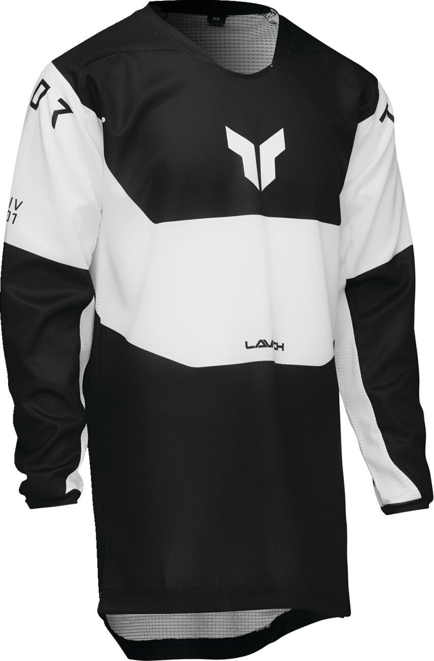 THOR Youth LAUNCHMODE Storm Jersey BLACK 2024 Model