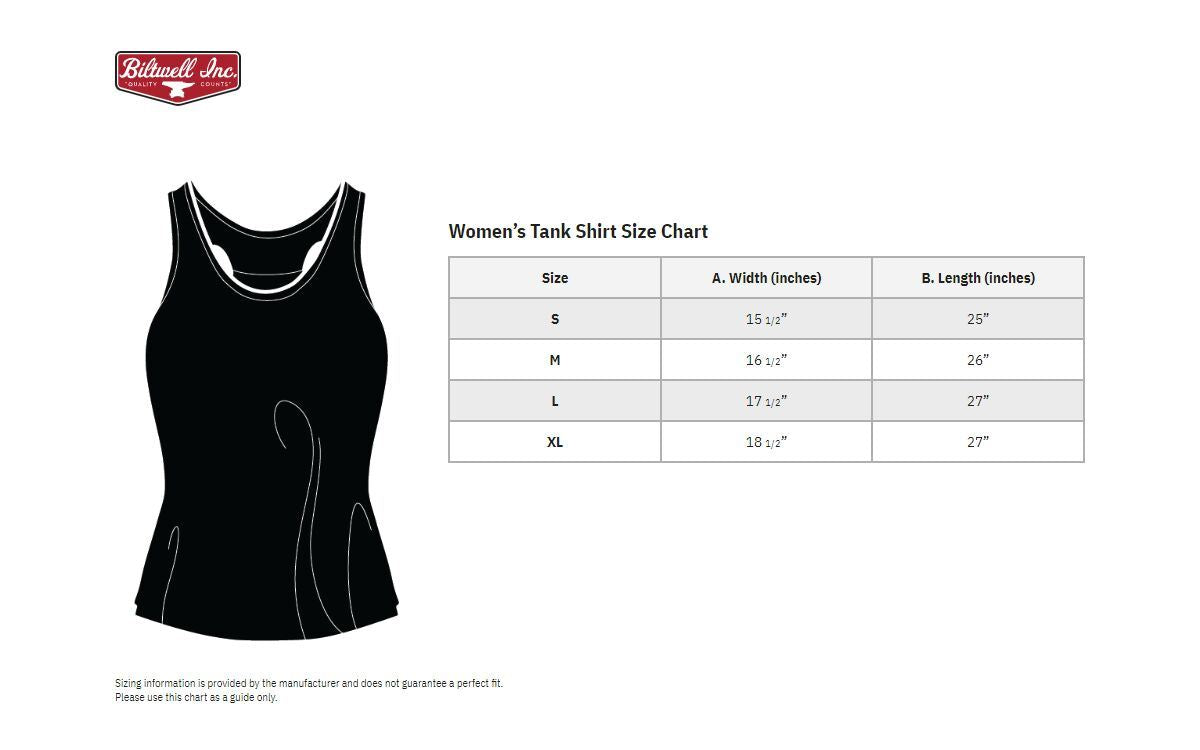 Biltwell Women's Surf Tank Top Black Casual Racerback Polyester