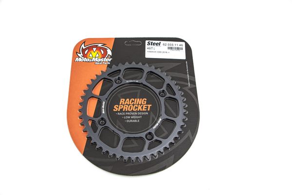 Moto-Master Rear Sprocket For Yamaha YZ 65 2018-2026 Black Steel 62.033.11.46