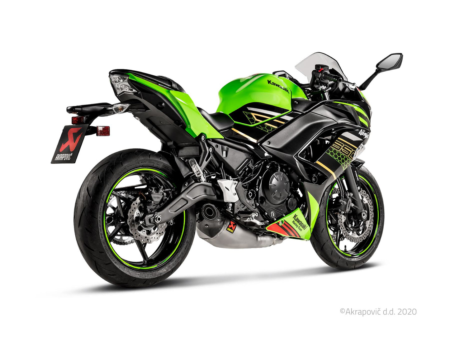 Akrapovic Racing Line Full Exhaust System Street For Kawasaki Ninja 650 ABS 17-20 S-K6R12-HEGEHT