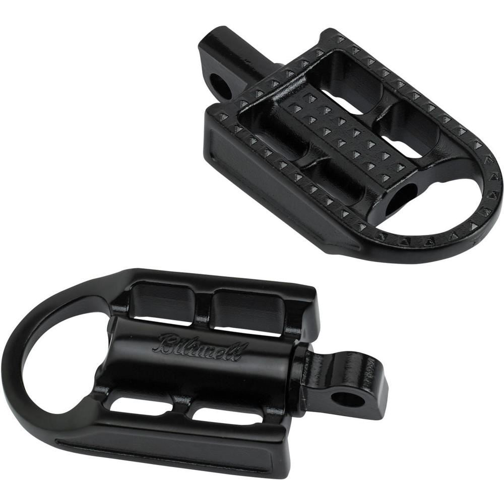 Biltwell Mushman Footpegs In Black Finish