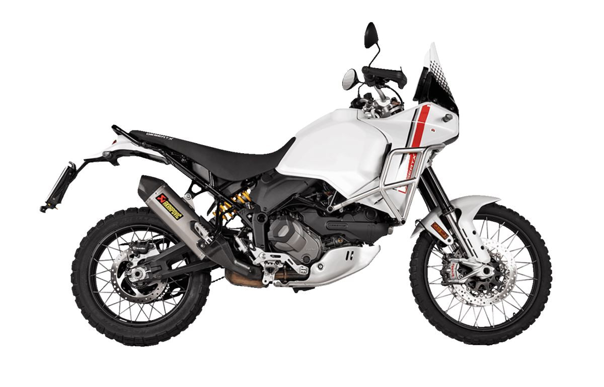Akrapovic Slip-On Line Muffler TI For Ducati Desert X 950 22-24 S-D9SO19-HJAT