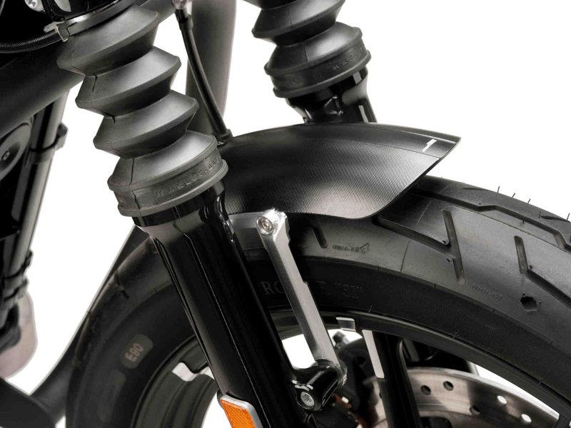 PUIG Aluminum Milled Front Mudguard Black for Harley Davidson Sportster 883 Iron XL883N 09-11 9992N
