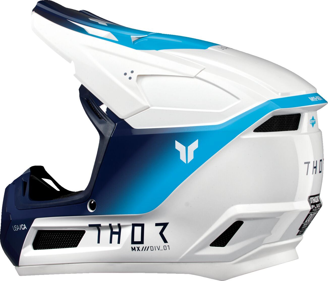 THOR Youth Fleet Storm Helmet WH/NV 2025 Model