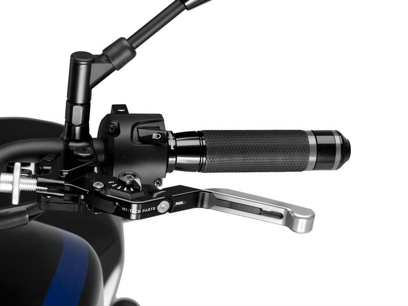 Puig Extendable Folding V3 Clutch (Silver Extender With Blue Selector) Black 21988F