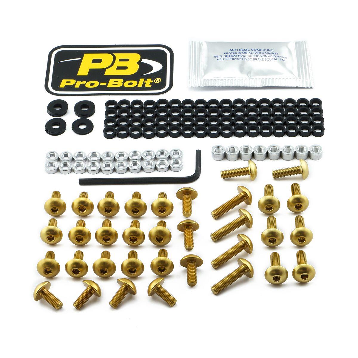 Pro Bolt Aluminium Fairing Bolt Kit For BMW R 1200 GS 2013-2016 FBM730G