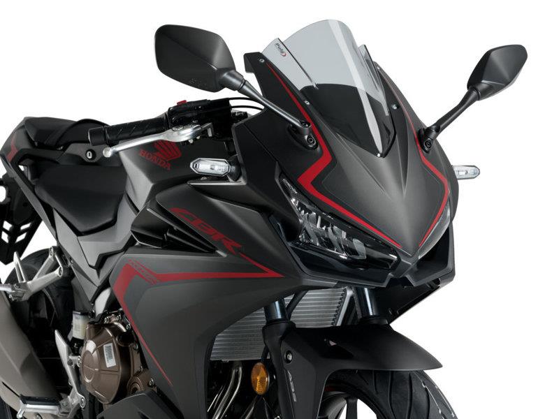 PUIG Z-Racing Screen Dark Smoke for Honda CBR500 R 19-25 3613F