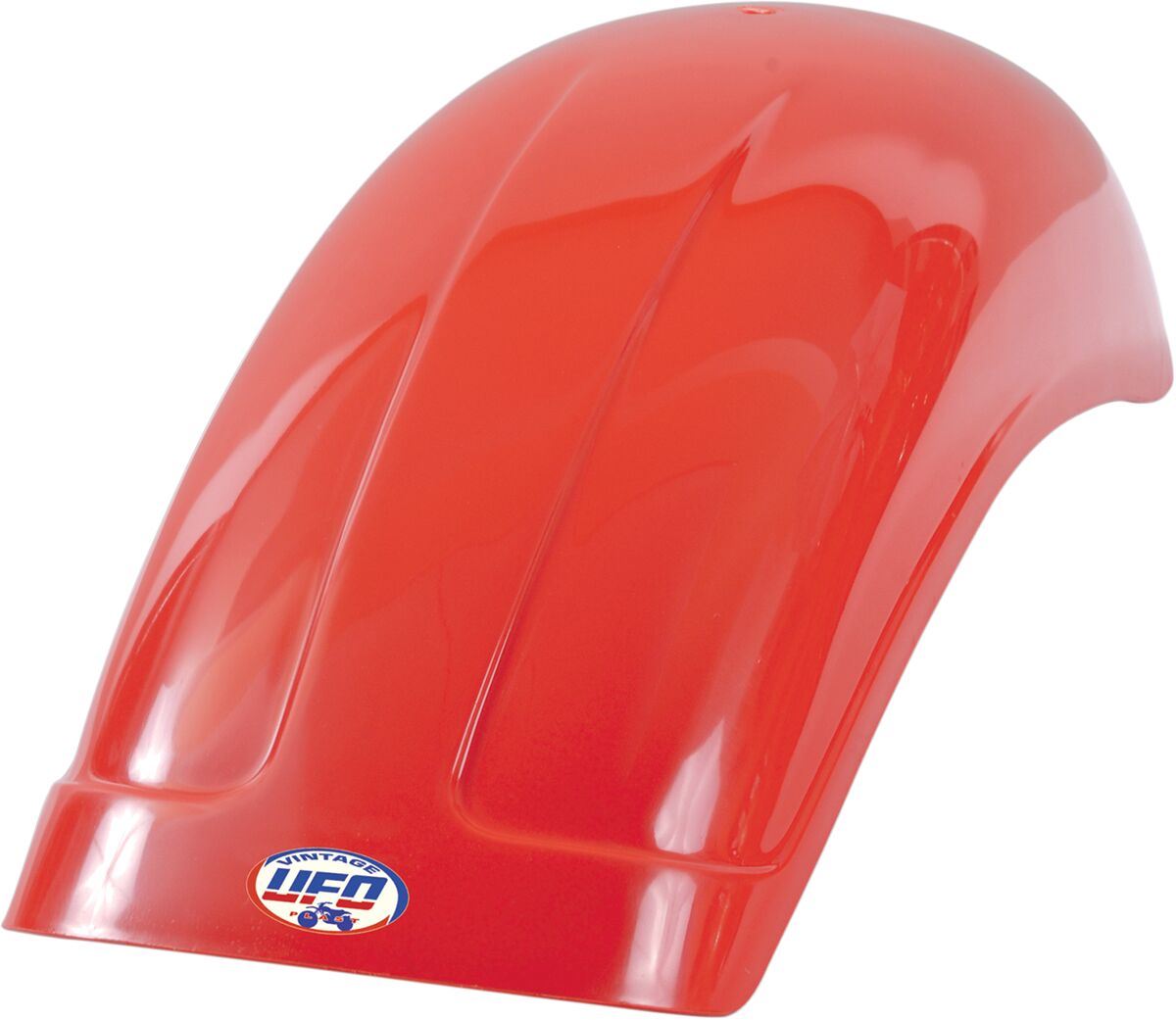 UFO VINTAGE UNI REAR FENDER CROSS LARGE (75-83) RED ME08024B
