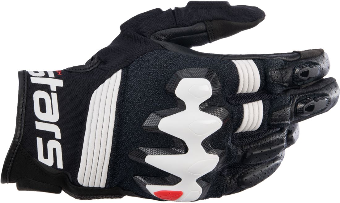Alpinestars Halo Leather Gloves Black White
