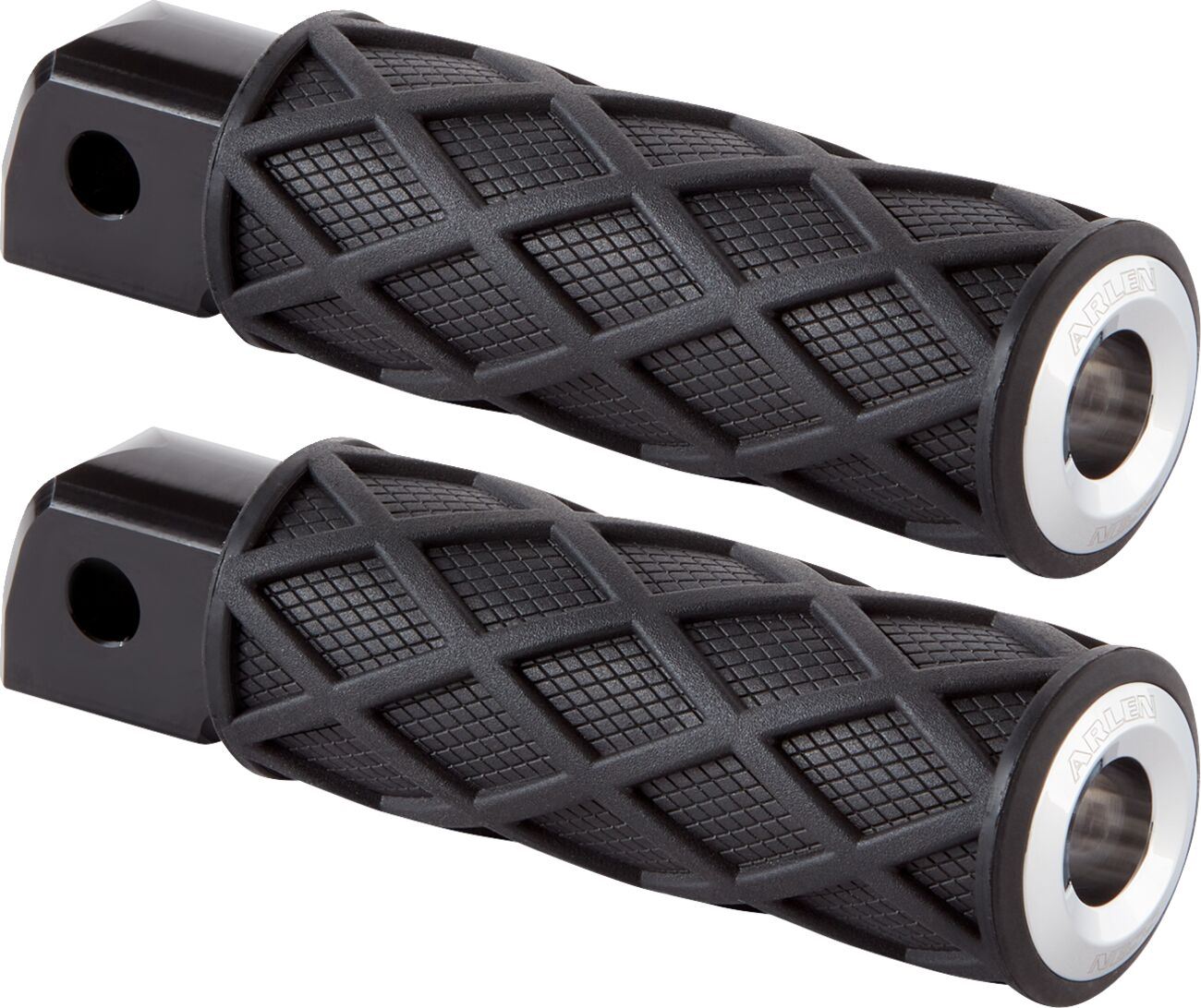 Arlen Ness Diamond Footpegs Rubber Steel For HD FLHTC 1584 00-10 400-054