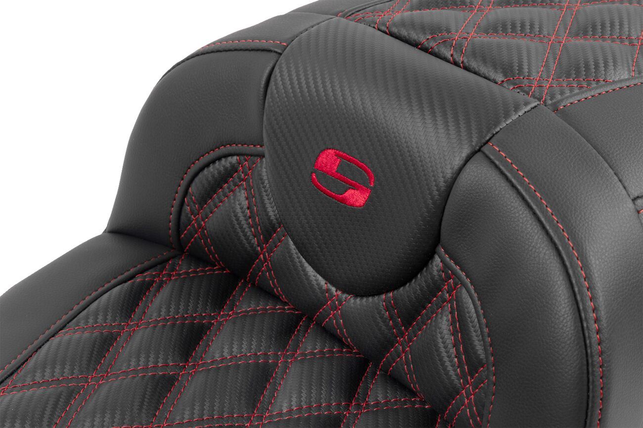 Saddlemen Roadsofa Reach Seat With Backrest For HD FLTRXSE 1977 23-24 823-07-207B4