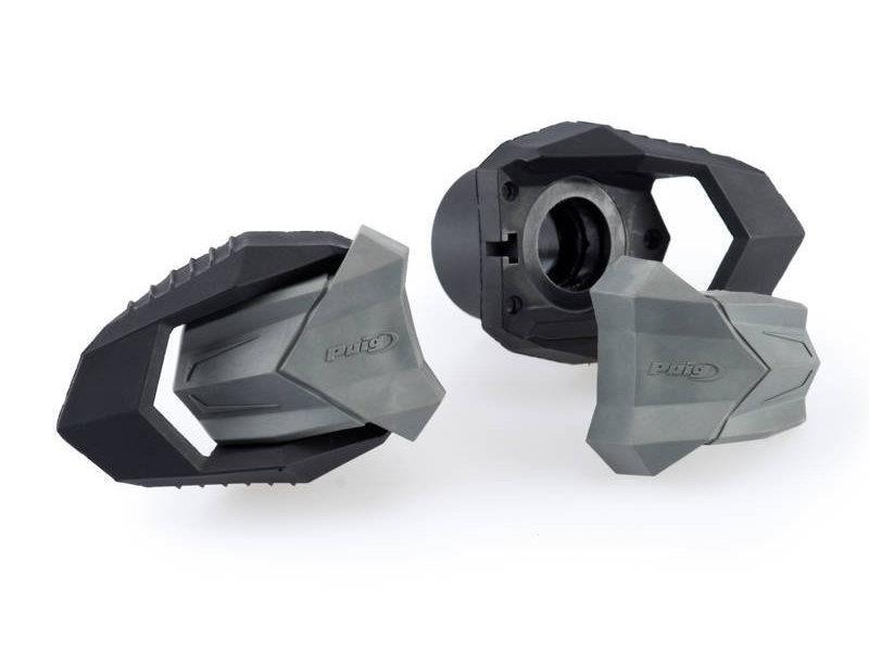 PUIG Puck And Rubber End M12 Screw For Frame Sliders R19 50mm Black Universal 3152N