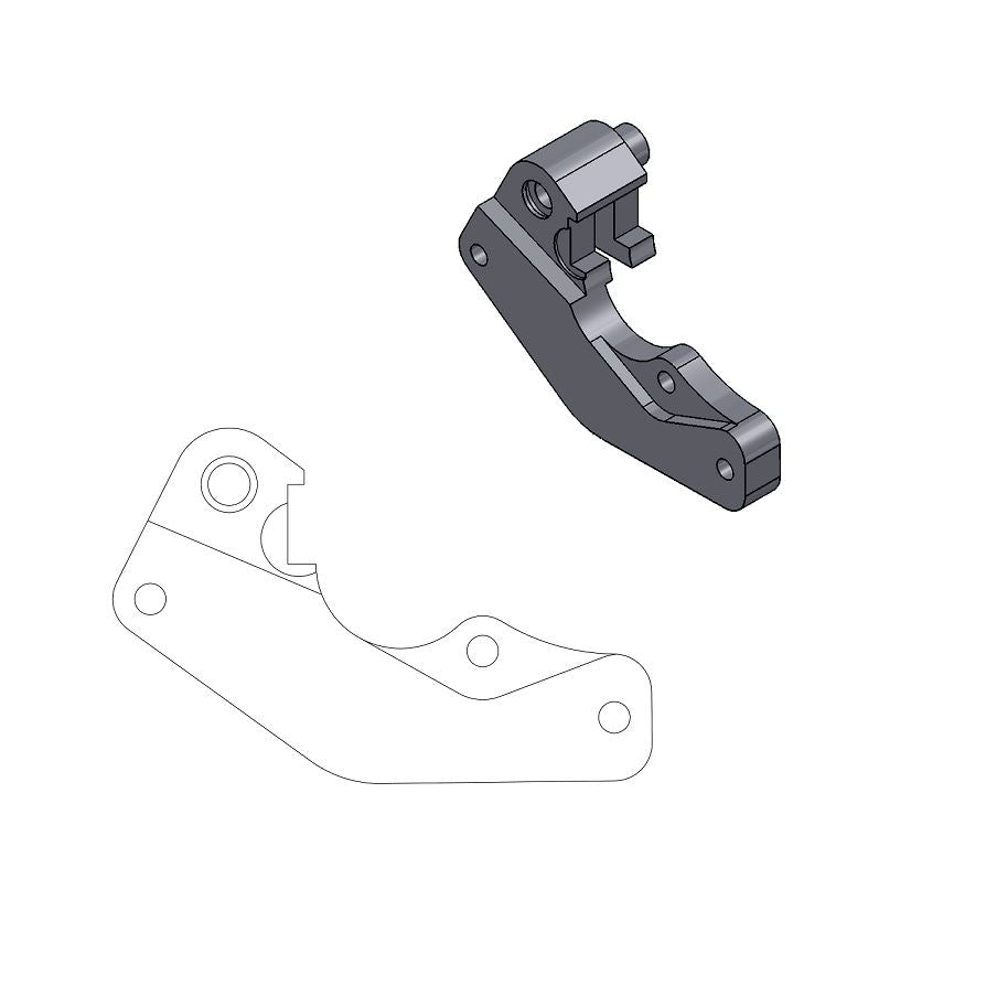 Moto-Master Relocation Bracket For Yamaha WR 450 F 1998-2020 211049