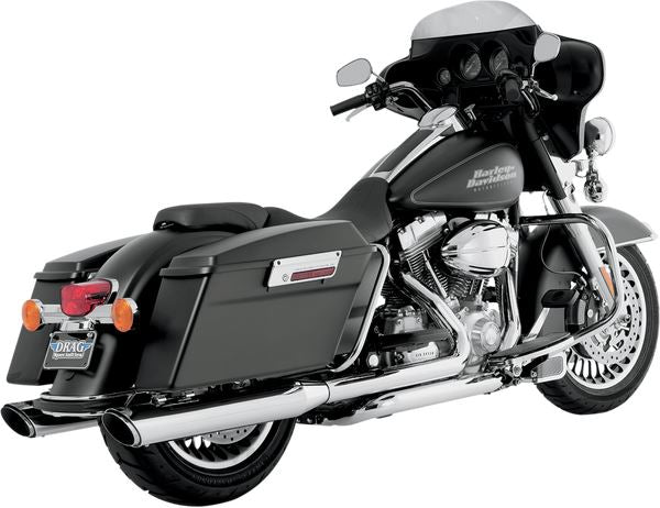 Vance & Hines Twin Slash Slip-On Muffler Chrome For HD FLHTCUTG 1868 95-24 16763