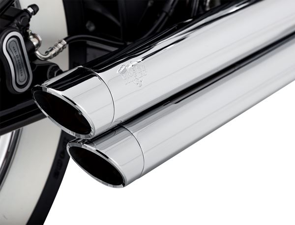 VANCE + HINES Big Shots Staggered 2-into-2 Exhaust System STAG.CHR.ST 17341