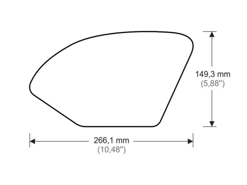 PUIG Side Tank Pad Protector Clear for Suzuki GSX R 1000 17-21 20084W