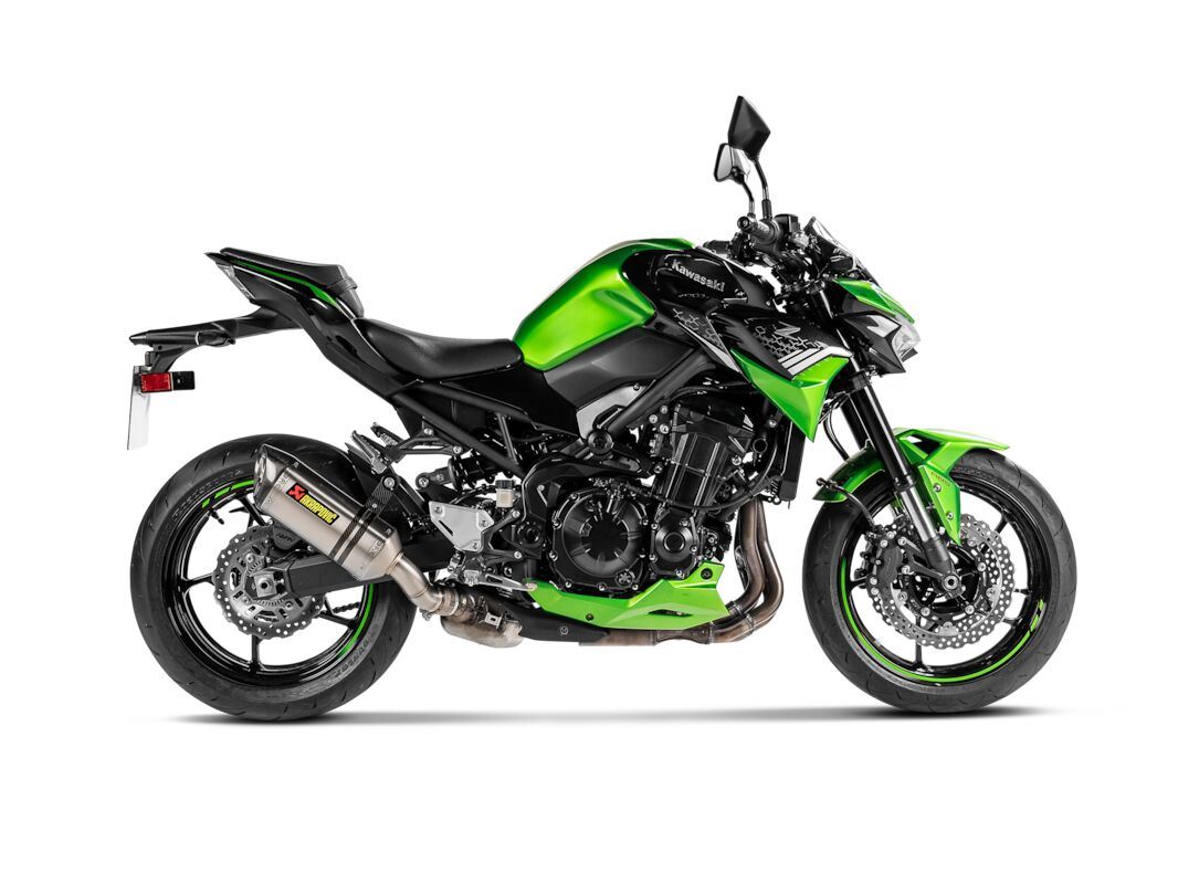 Akrapovic Titanium Slip-On Line Muffler For Kawasaki Z 900 ABS 2025 S-K9SO11-HZT