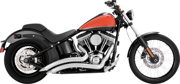 Vance & Hines Big Radius Exhaust System Chrome For HD FLS 1690 86-17 26369