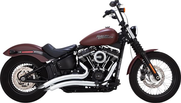 Vance & Hines Big Radius Exhaust System Chrome For HD FXLRS 1923 18-24 26377