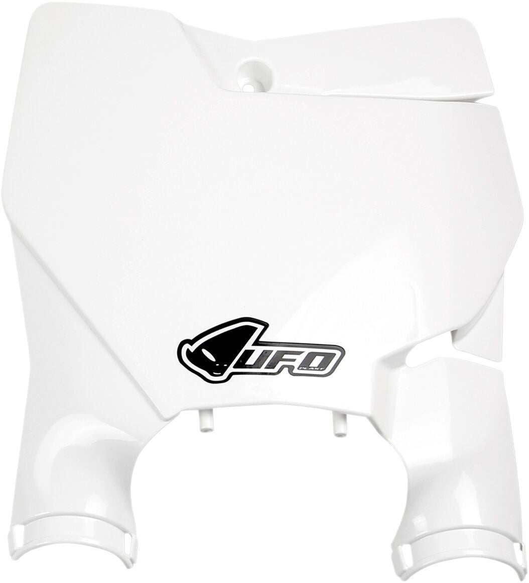 UFO Stadium Front Plate For KTM SX / SXF 85 18-24 White KT04080-042